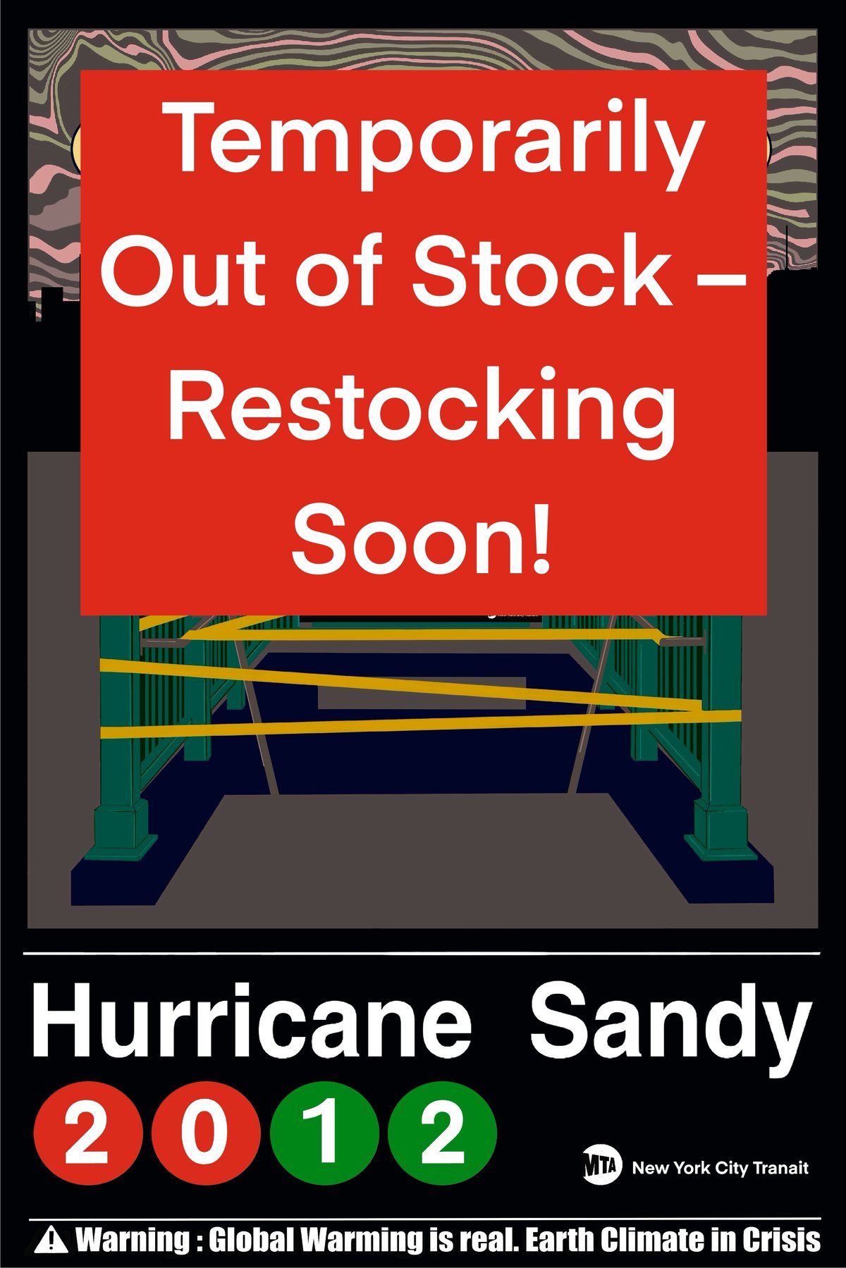 Image of Hurricane Sandy 2012 Poster 