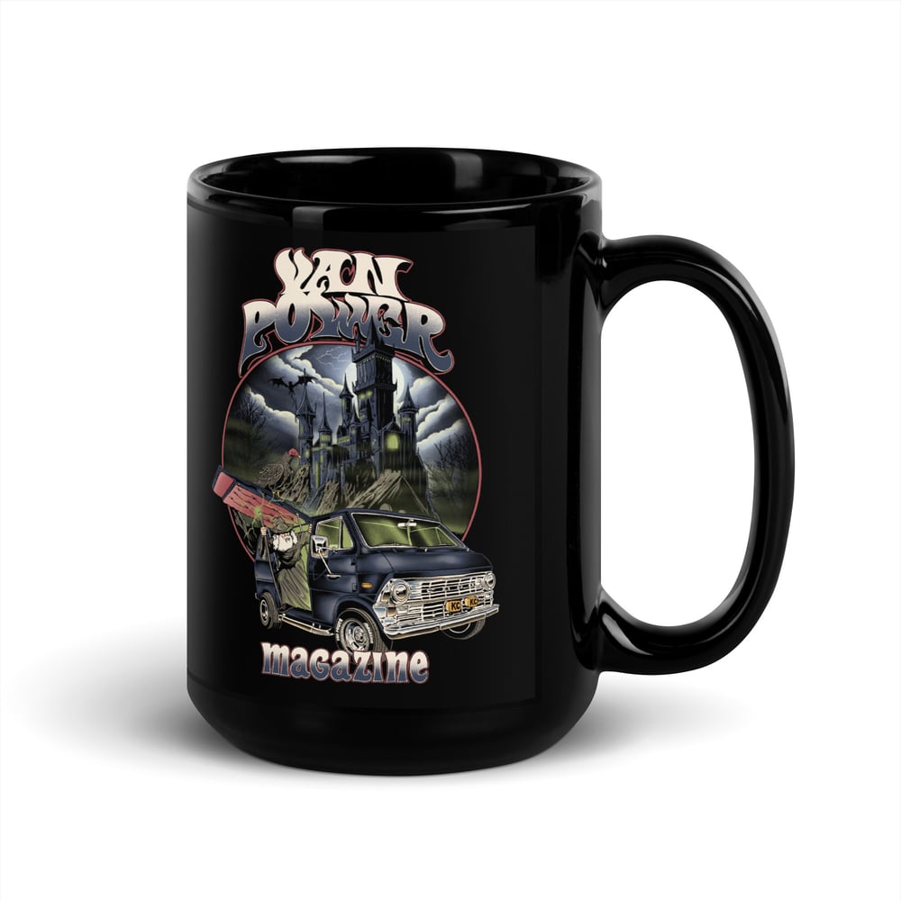 Wizard Castle Black Glossy Mug