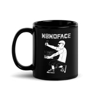 Image 1 of N8NOFACE "AZ-TECH SYNTH" by QETZA ART Black 11 oz. Glossy Mug
