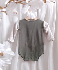 Image 3 of Bodysuit for boys | Rob | 9-12 months | khaki | sitter