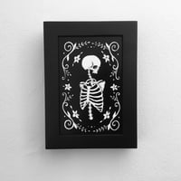 Image 1 of Torsion Skeleton And Fligree Print On Board