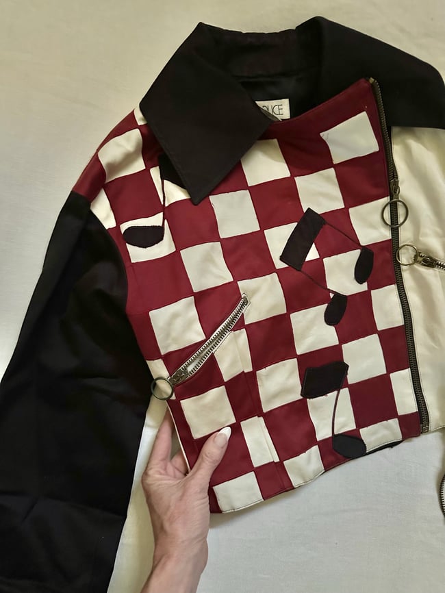 early 90s Complice by dolce and gabanna music moto jacket