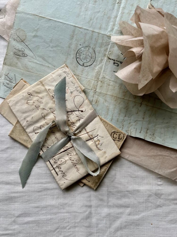 Image of Vintage French letter bundle •3