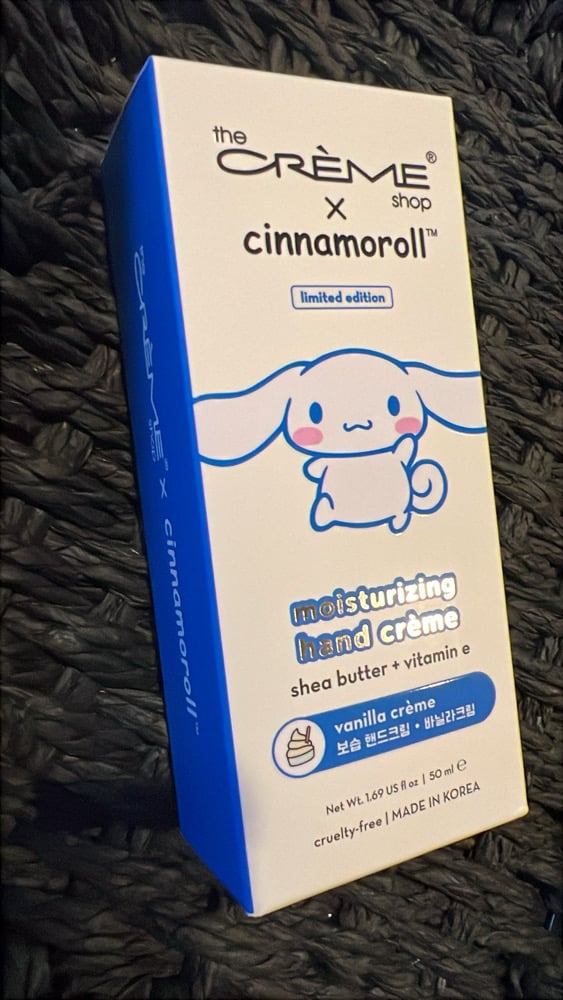 Image of The Creme Shop Cinnamonroll hand cream - Vanilla Creme lotion 