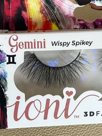 Image 2 of GEMINI wispy long spikey faux mink eyelashes