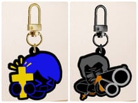 PREORDER John Ward and Father Garcia acrylic charms from Faith: The Unholy Trinity