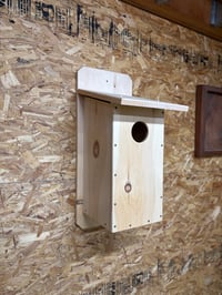 Image 3 of Handcrafted Saw-Whet Owl & Screech Owl Nesting Box – Cozy, Eco-Friendly Home for Owls
