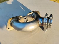 Image 1 of XS650 2 into 1 Intake (Raw Steel)