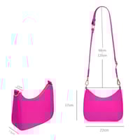 Image 5 of Designer Girlie Collection | Doodles Crossbody Purse 