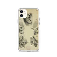 Image 6 of Vintage Book Page Anatomical Illustration Human Ear Clear Case for iPhone®