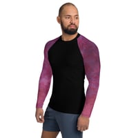 Image 3 of Enigma Violet Men's Rash Guard  