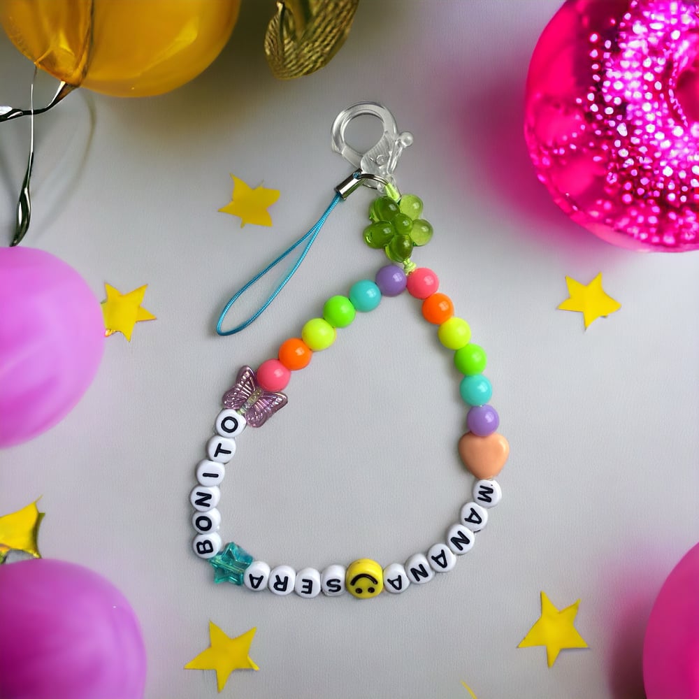 Image of Mañana Será Bonito Keychain / phone strap