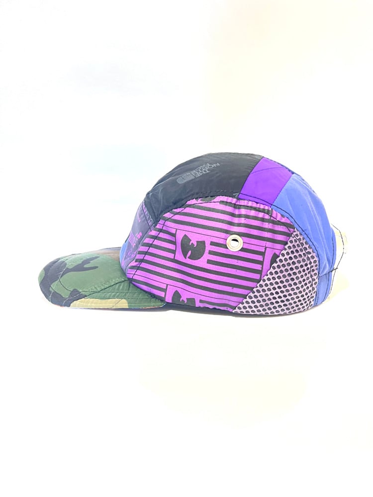 Purple Tape Reflect Camo TNF Upcycled Goretex Hat