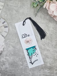 Image 3 of Floral Line Art Acrylic Bookmark