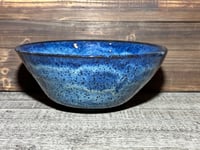 Image 2 of Blue stoneware bowl 2