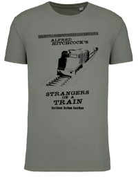 Image 6 of Camiseta Strangers On A Train (Alfred Hitchcock)