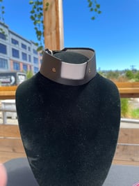 Leather priest collar