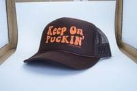 Image 2 of Keep on Fuckin' Orange Writing Cap