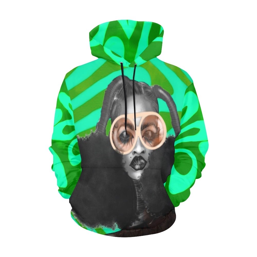 Image of AFRO PUFFS HOODIE
