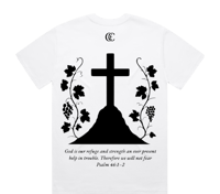 Image 2 of Do not fear tee white 