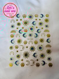 Moon stickers 