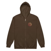 Image 1 of Unisex Heavy Blend Zip Hoodie | Gildan 18600 | Logo Only