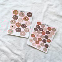 Image 5 of Puffy blob stickers