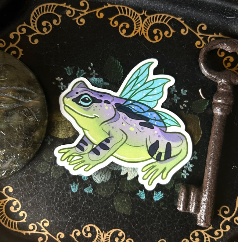 Image of FAIRY FROG STICKER