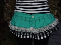 Image 2 of Teal Mini Skirt 
