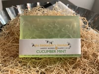 Image 1 of Cucumber Mint Honeybee Glycerin Body Bar