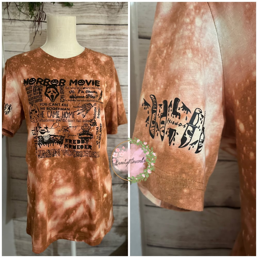 Image of Horror Movie Bleached Tee