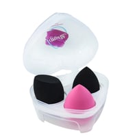 Image 1 of Miss Lil USA 3pc/sets Makeup Sponges Pink & Black