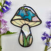 Harebell Mushroom Suncatcher (e)