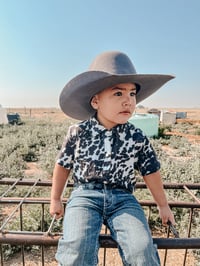 Image 2 of Cowprint Button up 