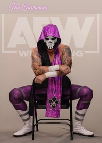 Shawn Spears ring worn purple tights - mask not included