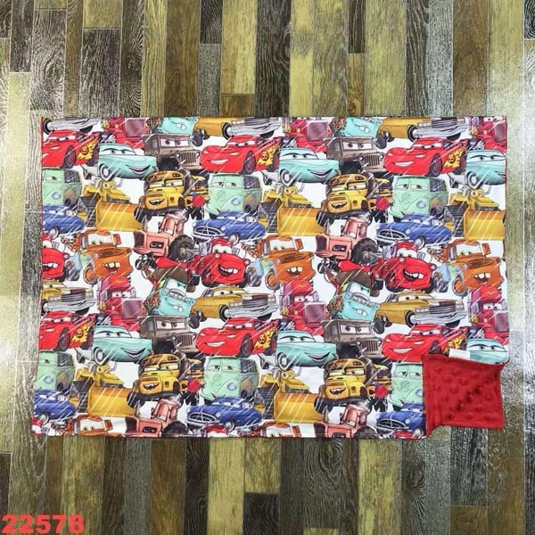 Image of Cars minky blanket