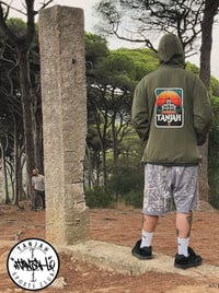 Image 5 of Eucalyptus dusk -  hooded waterproof  jacket 