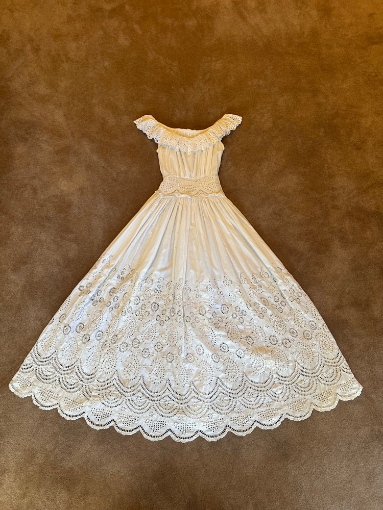 1950s Eyelet Lace Dress | Estelle Amore 1950s Eyelet Lace Dress | Estelle Amore