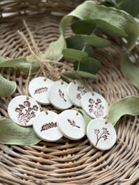 Image 1 of 8 Botanical print hangers 