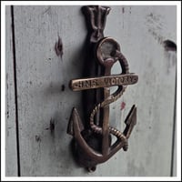 Image 3 of Antique brass nautical door knocker