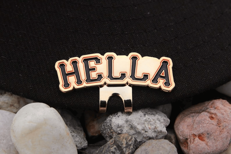 Image of Hella SF Giants Hat Clip