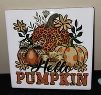 Image 3 of Hello Pumpkin Coasters