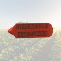 OVER WORKED N UNDER F&@KED TAGS