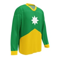 Image 1 of Wild/North Stars Fan Flag Hockey Jersey