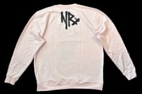 Image 2 of “FIRMILIAR” CUSTOM HAND PAINTED PULLOVER SWEATER XL