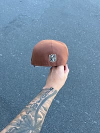Image 3 of TRI TONE AUTUMN OAKLAND RAIDERS CUSTOM FITTED CAP