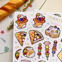 Image 4 of Assorted Fruit Dessert Sticker Sheet