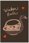 "Wicker Babe" Postcard