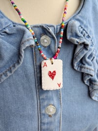 Image 1 of Ace of Hearts Necklace