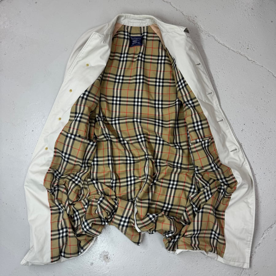 Image of 1980s Burberry Trench Coat, Size XL